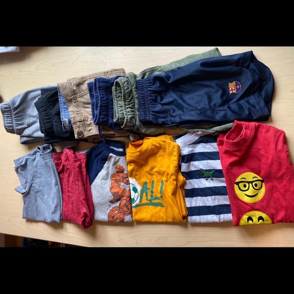 Pre- L❤️ved Boys Lot!! 6 Tops & 6 Bottoms (Sz 6-8)